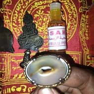 paket cincin batu combong plus kris semar asihan siap pakai