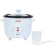 IMUSA Mini Electric Rice Cooker 6 Cup Cooked 3 Cup Uncooked – Ceramic Nonstick Pot, Small Multi Cook