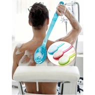 1/3pcs Extra Long Handle Bath Brush For Back Scrubbing (14.37 Inch) Shower Exfoliating Brush With So