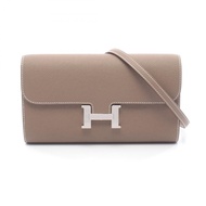 【二手】愛馬仕 HERMES 單肩背包 Constance Long To Go Etoupe 皮革 Constance To Go Etoupe 女士全新未使用