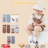 Set of 5 Pairs of Newborn Baby Socks with Anti-Slip Cute Airplane Oto ss55 Stokin Baby Newborn Stoki