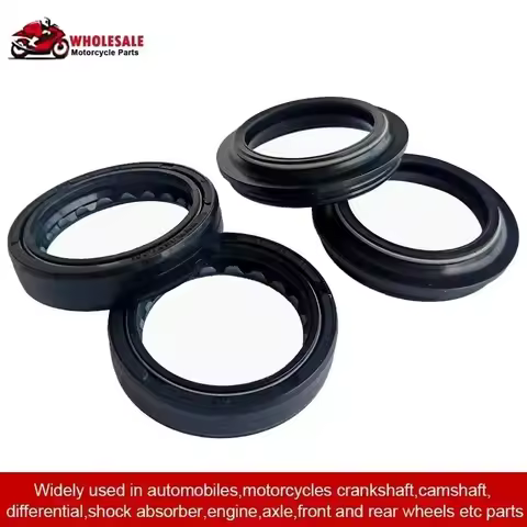 2pc/4pc/8pc 41x54x11 41 54 11 Front Shock Fork Damper Shaft Oil Seal Dust Cover For KAWASAKI ER6F ER