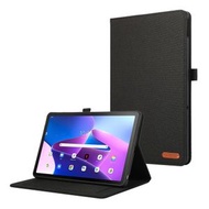 全城熱賣 - 適用於Lenovo Tab M10 5G 10.6 布紋+TPU平板保護殼（黑色）