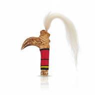 Pajangan Ukir Tanduk Hulu Mandau - Dekorasi Koleksi