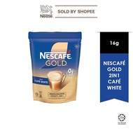 NESCAFÉ Gold 2in1 Café White - Coffee Mix Sticks with 0g Sugar,  12 Sticks 16g