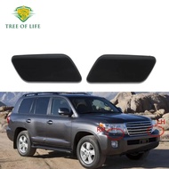 For Toyota Land Cruiser 200 Series 2013 2014 2015 LC200 Front Headlight Washer Nozzle Cover Headlamp