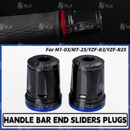 For Yamaha MT03/MT25/YZF-R3/YZF-R25 Handle Bar End Balancer Weights Sliders Cap Plug Accessories
