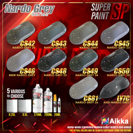 AIKKA NARDO GREY Colour CS42 - CS81 | Solid Series | 2K Basecoat Motor Car Paint Aerosol Spray Cat Bancuh Kereta DIY 车漆