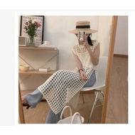 Sueterku PREMIUM Knit OVERSIZE Mesh Tunic TOP/GACE TOP