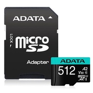 ADATA Premier Pro microSDXC UHS-I U3 A2 V30 512G Memory Card