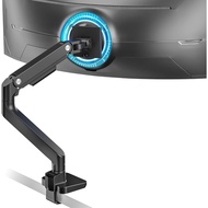 WING Ultrawide Monitor Desk Arm for 17 to 49 Inch Screen, Holds 44 Lbs | Pro Gas Spring, Full Range 