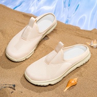 [Super Popular Ready Stock Free Shipping] Heshi 3035 Large Size Half-Slip Men's Breathable Anti-Slip