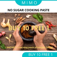 MIMO Cooking Paste for konjac Halal Paste Mee Siam Curry Laksa Nyonya Buldak Sauce Nasi Arab Hikari 