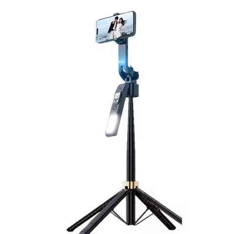 CL12P 180CM Quad Stand Selfie Stick Auto AI Face Tracking 360 Rotation Gimbal Tripod Stabilizer With