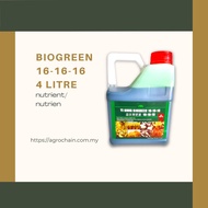 YI NONG BIOGREEN  16-16-16 - 4 LITRE (BAJA CECAIR/肥水)