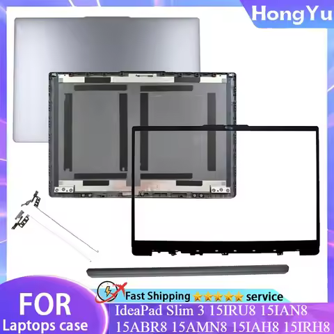 New For IdeaPad Slim 3 15IRU8 15IAN8 15BR8 15MN8 15IAH8 15IRH8 Laptop LCD Rear Cover/Front Frame/Hin