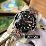 【熱賣】歐米茄-OMEGA海馬系列全自動機械機芯手錶 316L精鋼表殼進口膠帶 商務休閒腕錶鋼帶手錶 實物拍攝 放心下標