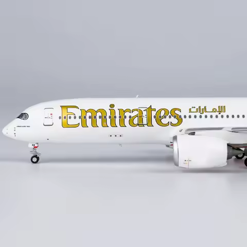 Diecast 1:400 Scale Alloy Emirates A350-900 A6-EXA Airplane Model Classic Finished Static Collection