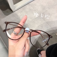 eo optical eyeglasses anti radiation eyeglasses for women with case glasess anti radiation ionspec eye glasses Ultra-Light Brown Glasses Myopia Female Anti-Blue Light Anti-Radiation Can Be Equipped With Degree Plain Face Small Eye Frame Male