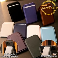 Multi Angle Strong Magnetic Leather Flip Wallet Card Holder for Magsafe Holder For iPhone 17 Air 17P