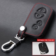 4 Buttons Remote Leather Key Fob Cover Car For Lexus Is250 Es240 Es350 Rx270 Rx350 Rx300 Keyless Holder