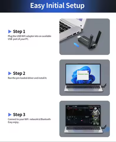 1800Mbps WiFi 6 USB Adapter 802.11AX 2.4G/5GHz USB3.0 Wireless Network Card Antenna Wi-Fi Dongle MT7