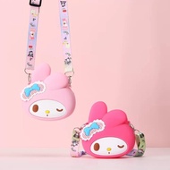 Melody Children's Bag Messenger Bag Cartoon Silicone Bag Little Girl Girl Girl Bag Coin Purse Fashio