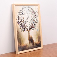 SHANCHEN | Creative and Customizable Real Wood Puzzle Frame 75x50cm