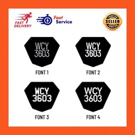 Number Plate | Plate Motor | Motorcycle Plate Number | Customized Plate Number