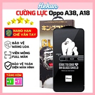 Tempered Oppo A38, A18 hekon full screen tempered glass | Screen protector for OPPO phones