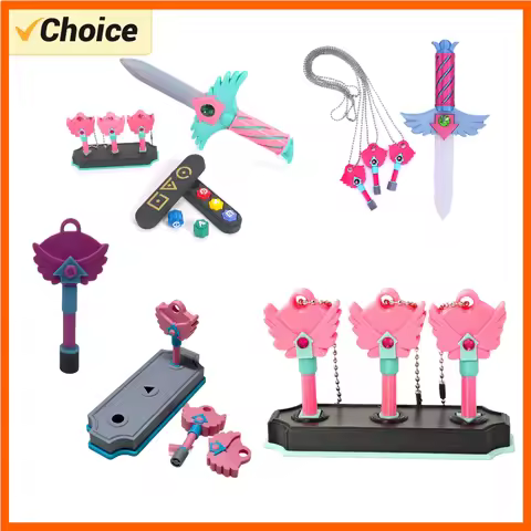 Korean Traditional Game 3D Printed Cosplay Necklace SG3 Squid Keychain Pendant Play Kit for Season 3