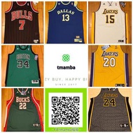 保證經典 超稀有釋出Reebok adidas NBA球衣Nash Redd Kobe Artest Pierce Kukoc Payton。Lakers Bulls Celtics Bucks Dallas