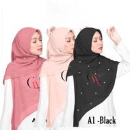 Bawal Cotton Stone Sprinkle | Bawal Headscarf | Bawal Bawal | Headscarf | Bawal Cotton | White Stone