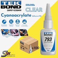 TEKBOND 1 BOX / 100PCS 20g Cyanoacrylate Adhesive Super Glue #793