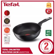 Tefal Unlimited 24cm/26cm//28cm/36cm with lids Multipan Frypan Wok
