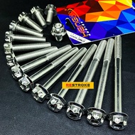 BOLT 12 M8 1.2cm - 12cm STAINLESS MODEL 2 KEYS GS1 ORIGINAL HENG PROBOLT THAILAND