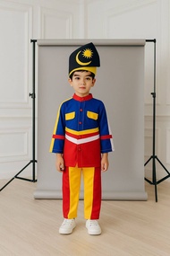 Exclusive Baju Merdeka Combo Set Pramugari Girls Set Pramugara Boys and Set Bodyguard Sultan
