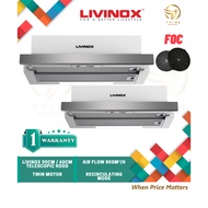 LIVINOX 60CM TELESCOPIC HOOD LCH-60L03 /  LIVINOX 90CM TELESCOPIC HOOD LCH-90L03