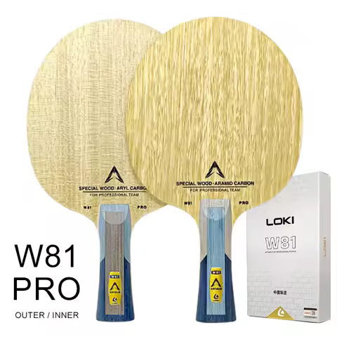 LOKI W81 Pro Series Table Tennis Blade Inner Outer Professional Ping Pong Blade 5 Wood 2 Fiber Pingp