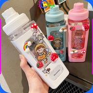 Square Drinking Bottle/900ML Straw Box Drinking Water Bottle/School Children's Tumbler KJ327