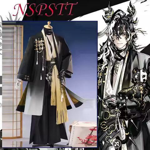 NSPSTT Arknights Wang Cosplay Costume Arknights Wang Outfit Full Set Halloween Carnival Convention C