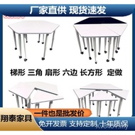 Desk Splicing Hexagonal Table Conference Table Trapezoidal Table Combination Free Table Chair Mobile