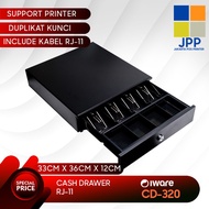 CASH DRAWER CASH REGISTER RJ11 IWARE CD 320 4BILL 4COIN CASH DRAWER CASH REGISTER DRAWER/