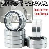 [Spot] 6805 2RS Bearing 25*37*7 mm ABEC-1 Metric Thin Sectio 6805 Ball Bearings 6805