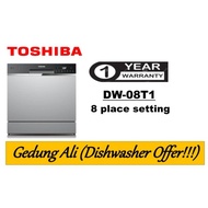 Toshiba 7 Program Counter Top Hygiene Dish Washer DW-08T1(S)-MY DW-08T1 DW-08T1(S) 洗碗机