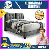 Alberta Foundation Divan / Solid Divan Bed / Bedframe / Katil Hotel / 5 Star Hotel Bed - Single / Super Single / Queen / King Size