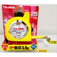 Japan TAJIMA Thick Yellow Measuring Tape Measuring Tape 5M GASFLM2550