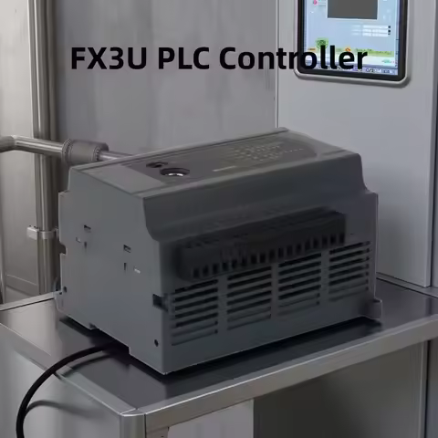 FX3U PLC Programmable Logic Controller FX3U-14/20/24/32/40/48/60/64MR/T High-speed Pulse With Analog