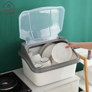 M Living DP Dish Drainer Keyway Plastic Rack (B3)
