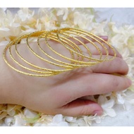 18K Bangkok Gold 7days Bracelets 7pcs